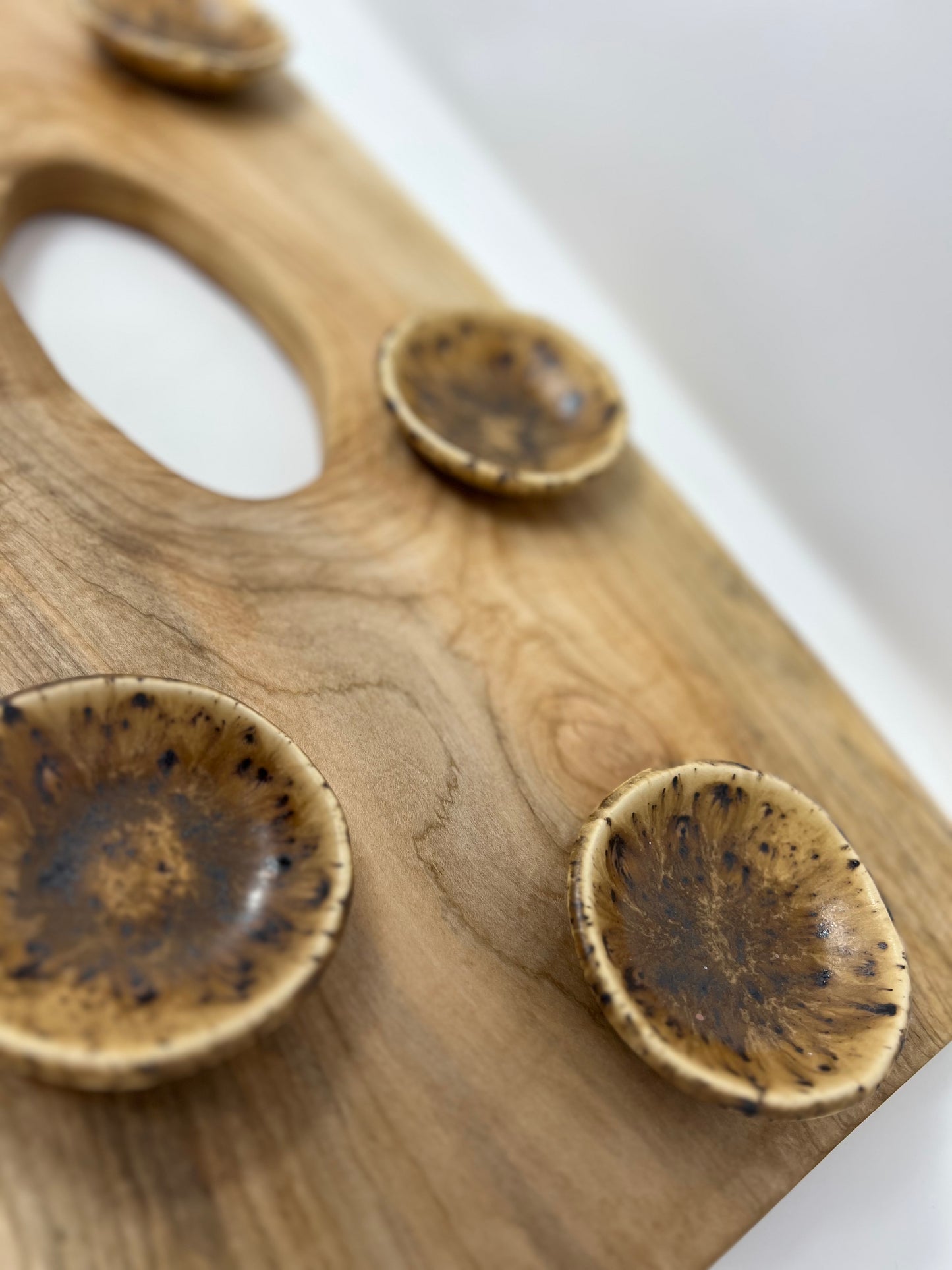Charcuterie Board Set | Handcrafted Woodworking | Sugar Maple Live-Edge
