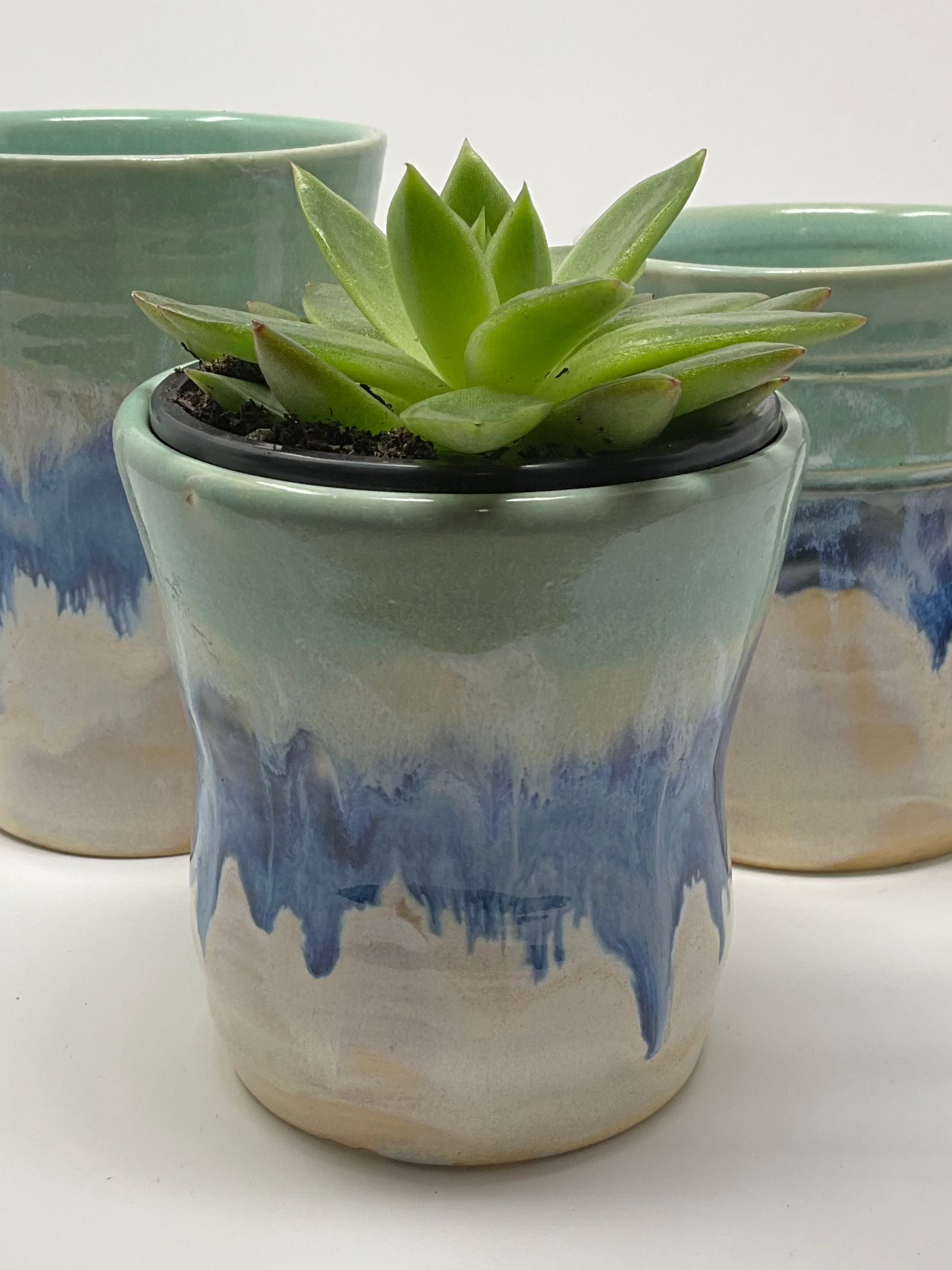 narrow succulent planter Planter | Handmade Pottery & Ceramics