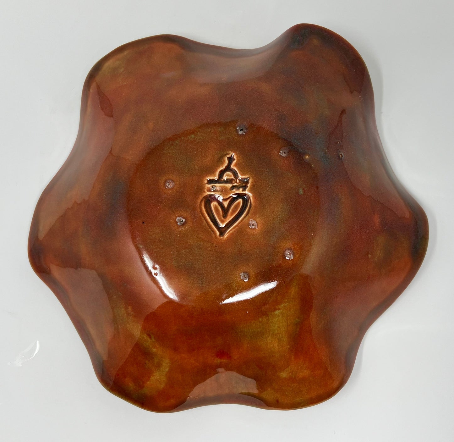 Small Wavy Bowl | Handmade Pottery & Ceramics | Red Ember