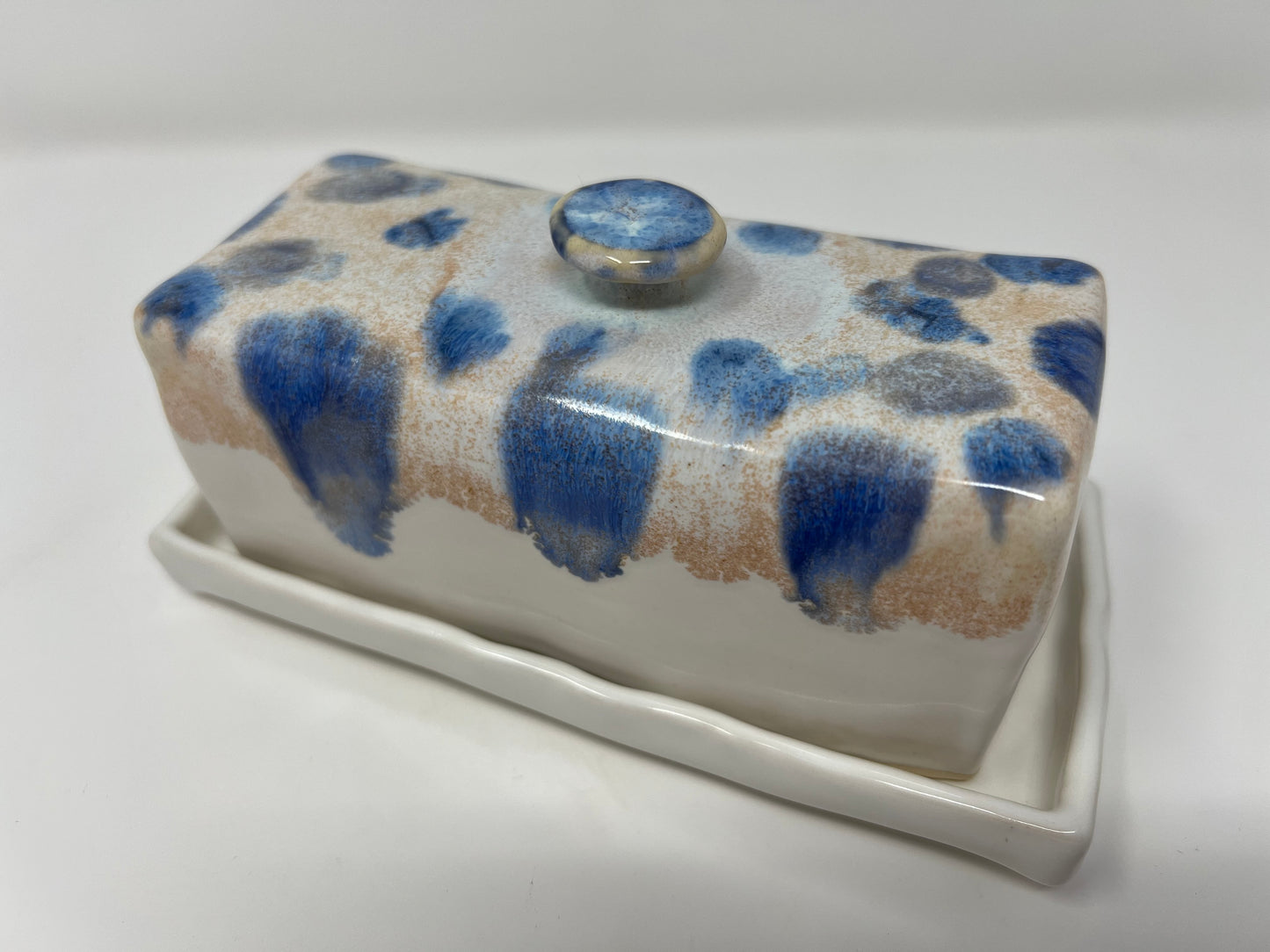 Butter Dish | Handmade Pottery & Ceramics | Birch Stone Blue