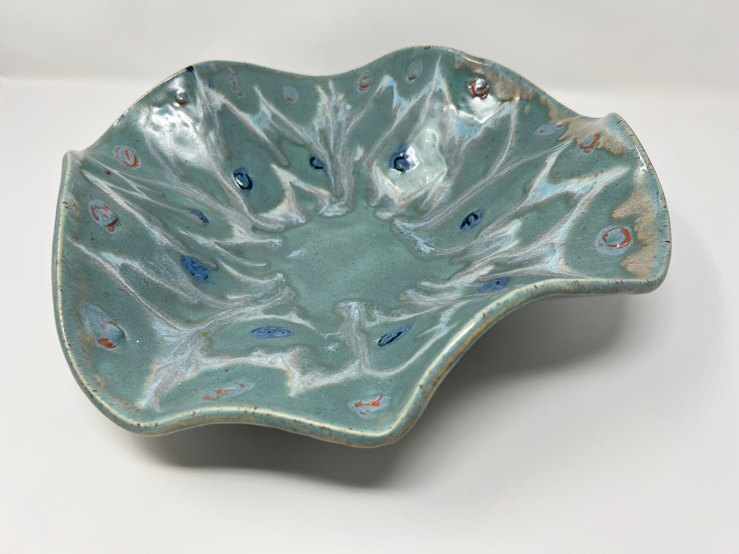 Large Wavy Bowl | Handmade Pottery & Ceramics | Coastal Drift