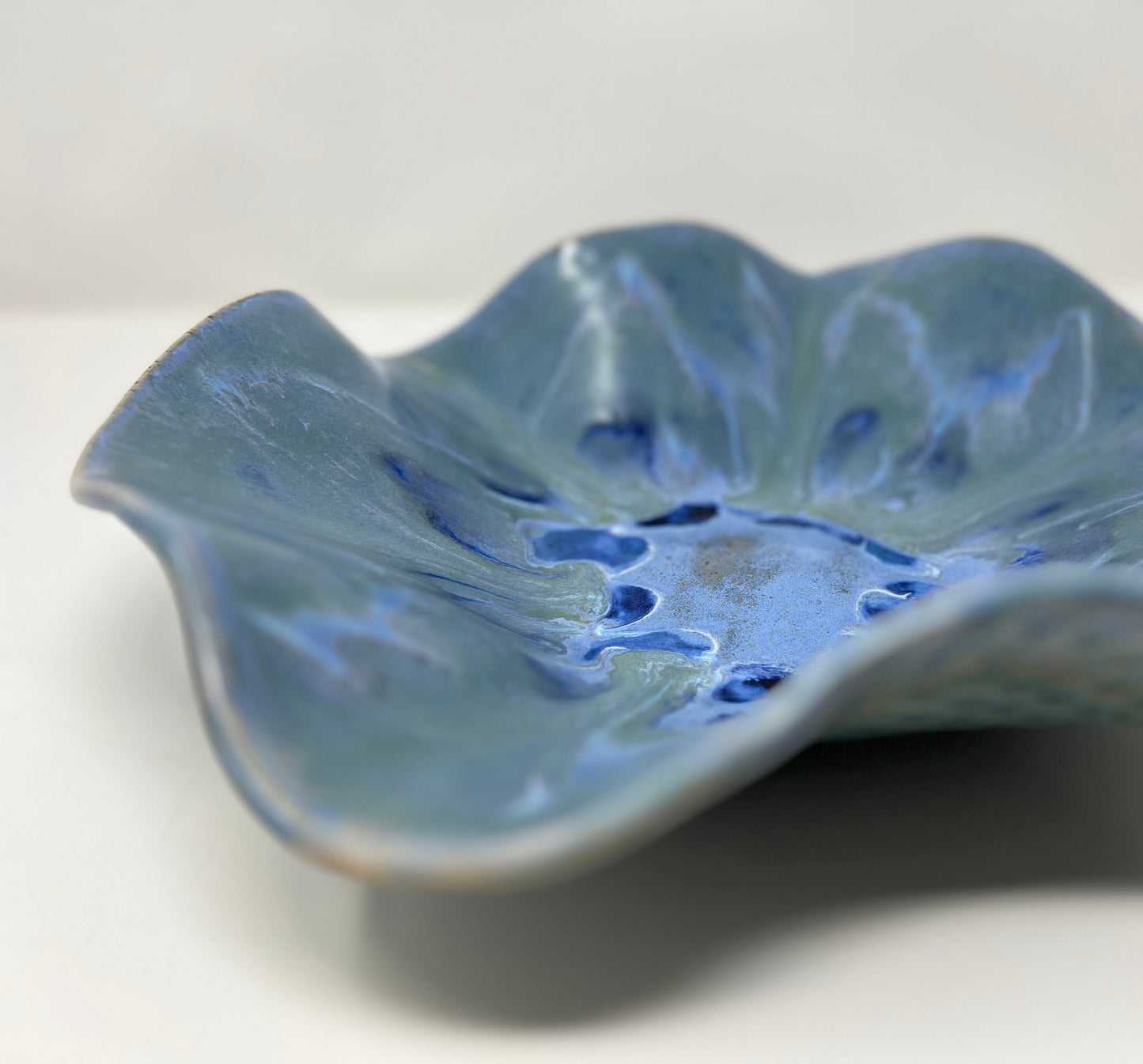 Large Wavy Bowl | Handmade Pottery & Ceramics | Ocean Crest