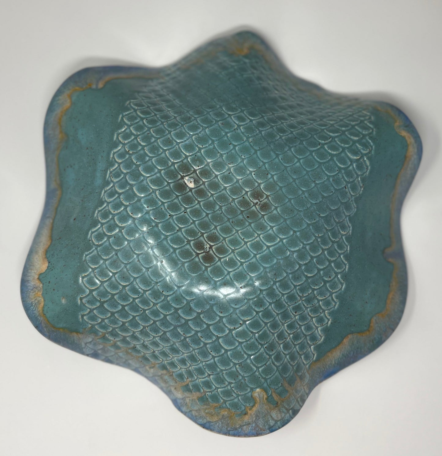 Large Wavy Bowl | Handmade Pottery & Ceramics | Ocean Crest