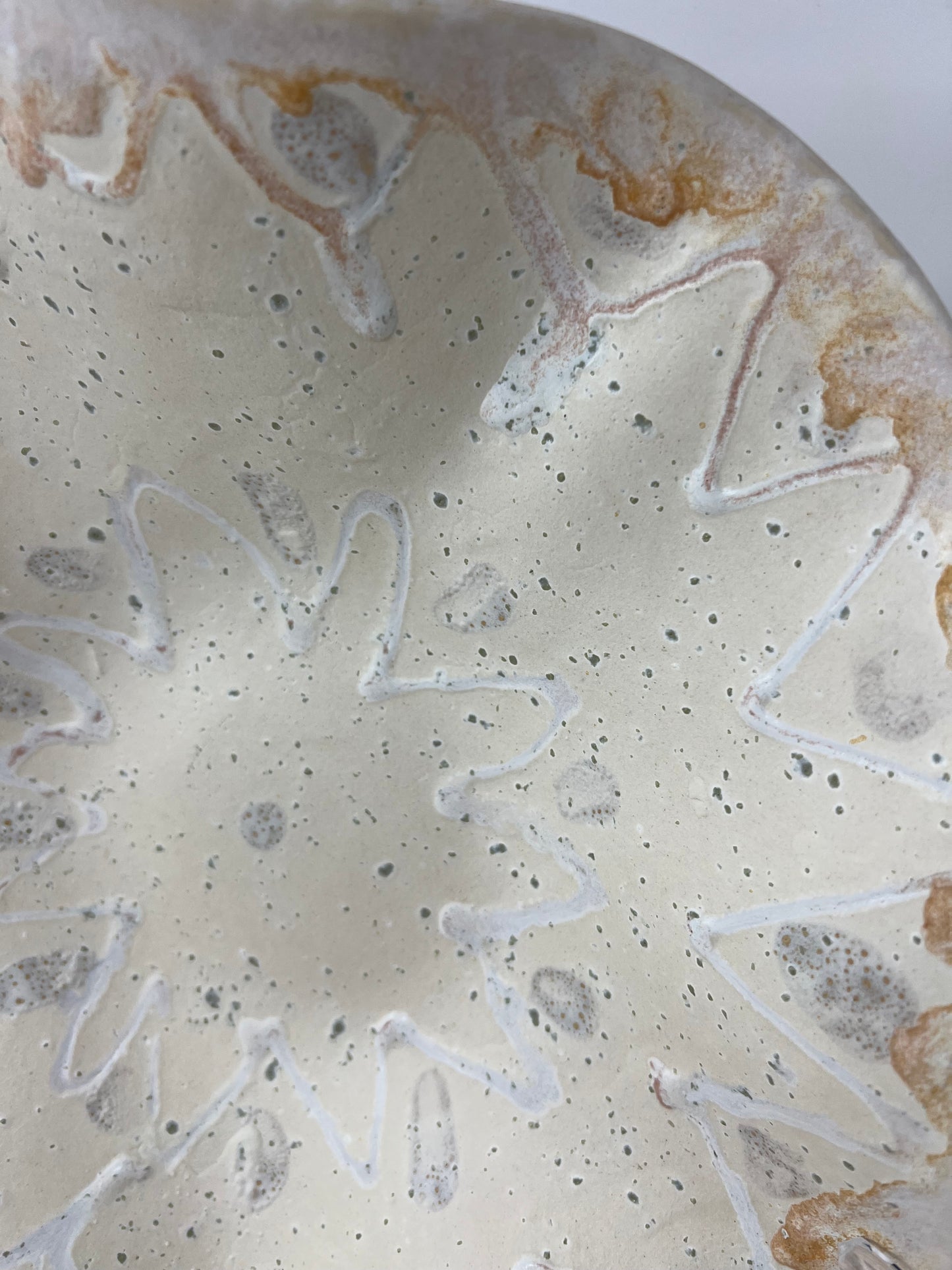 Large Wavy Bowl | Handmade Pottery & Ceramics | Winter Radiance