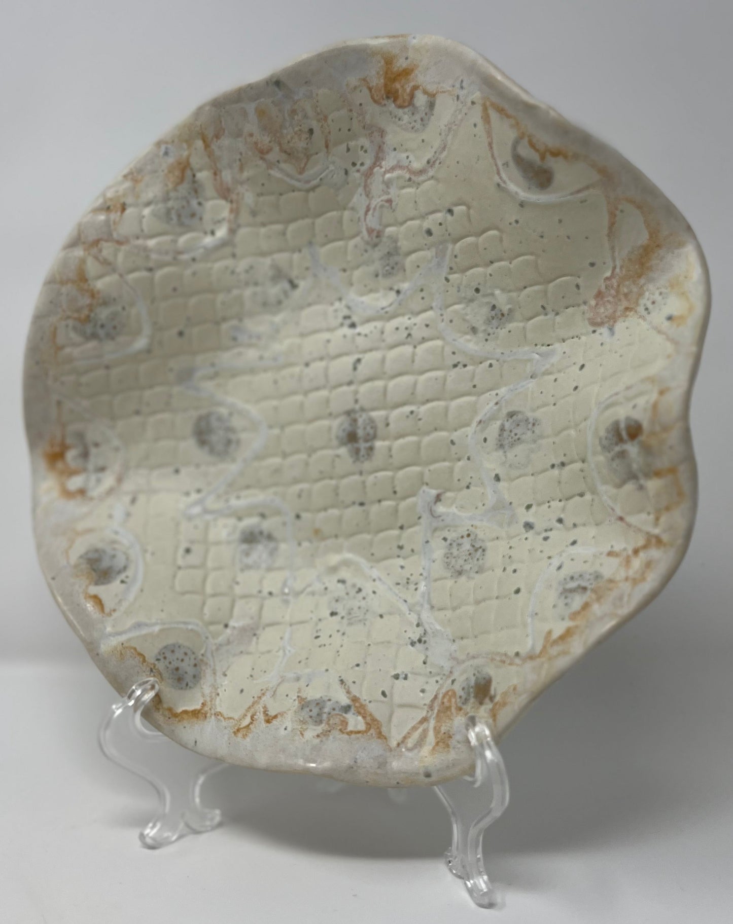 Small Wavy Bowl | Handmade Pottery & Ceramics | Winter Radiance