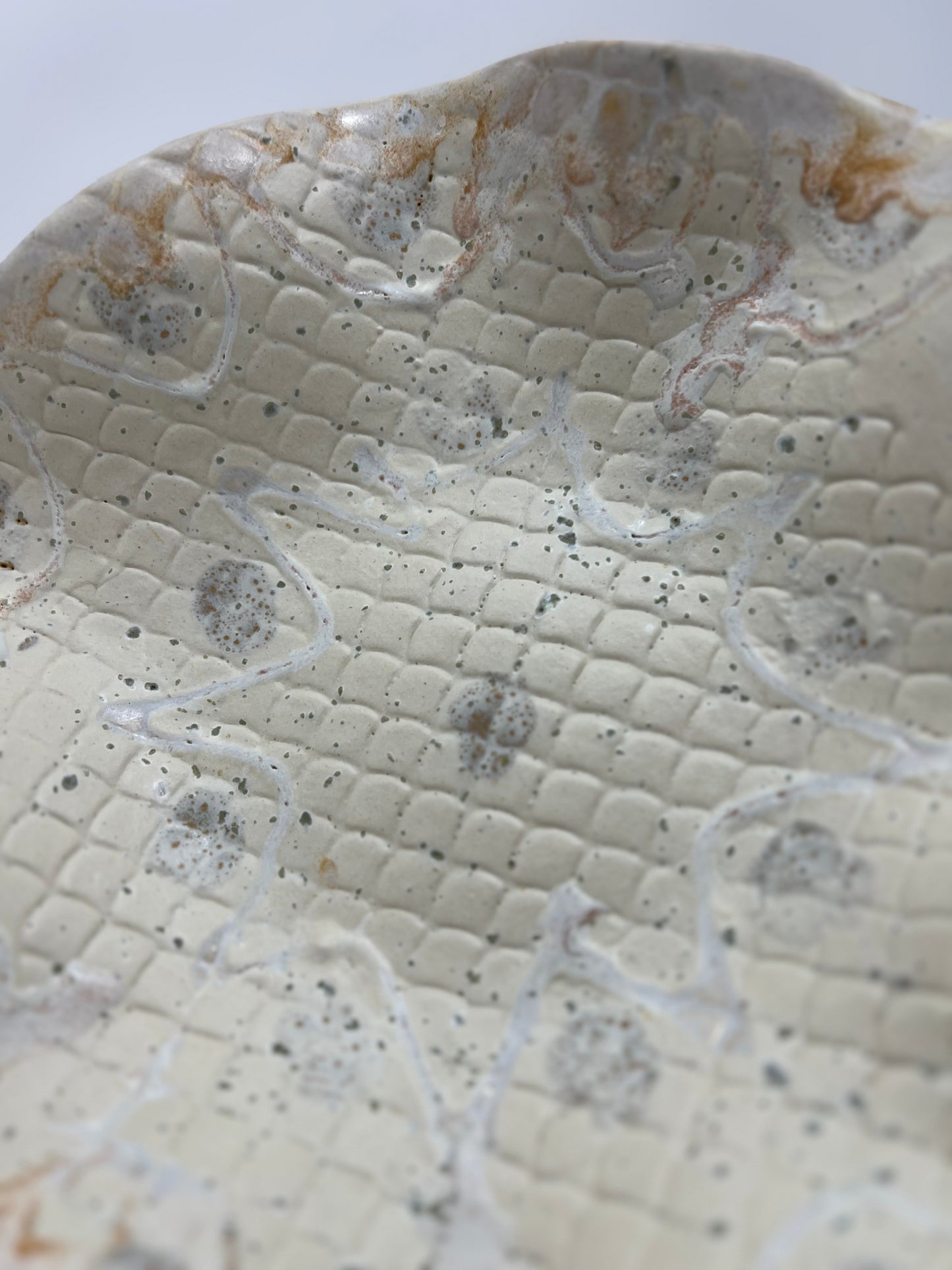 Small Wavy Bowl | Handmade Pottery & Ceramics | Winter Radiance