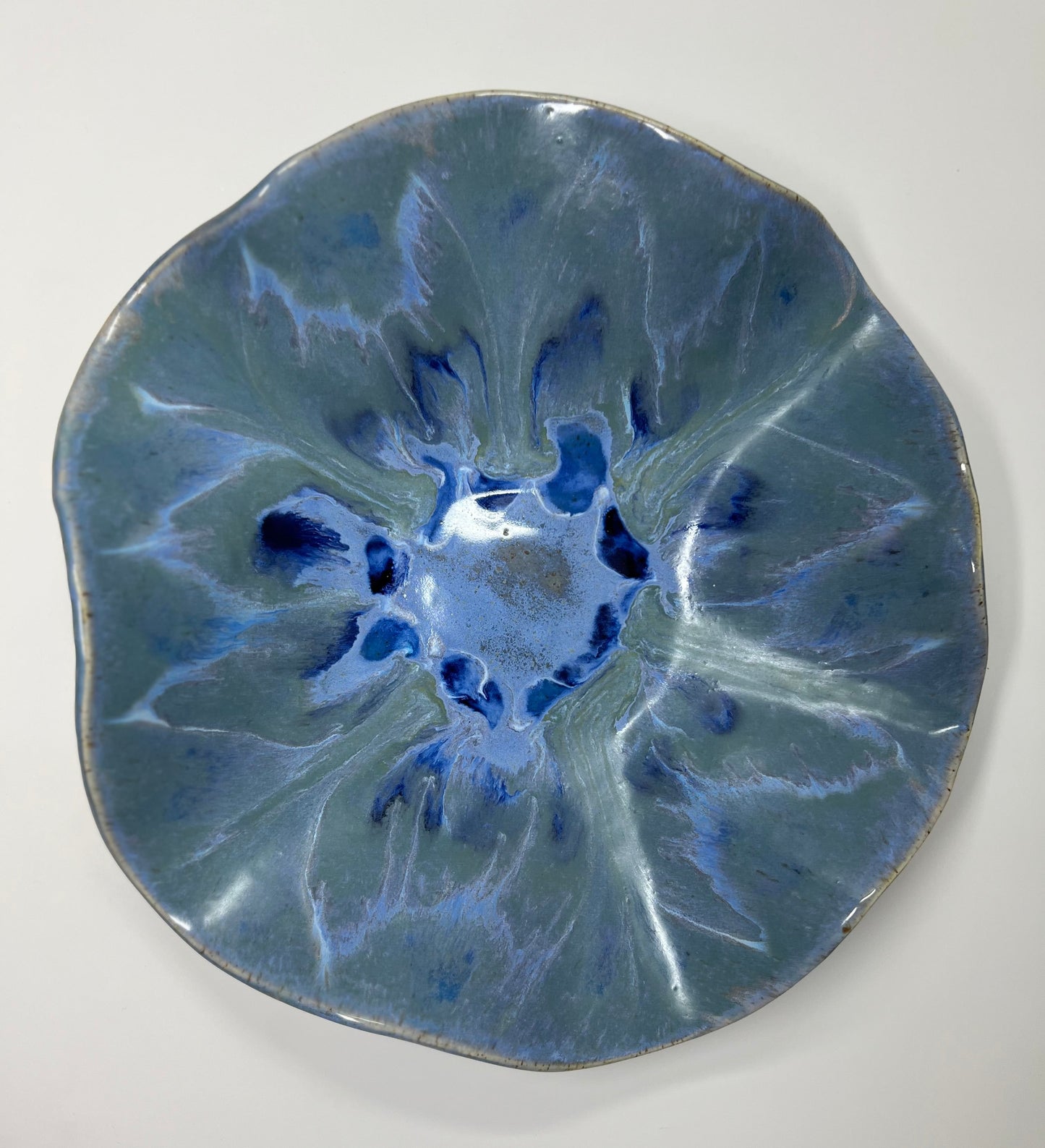 Large Wavy Bowl | Handmade Pottery & Ceramics | Ocean Crest