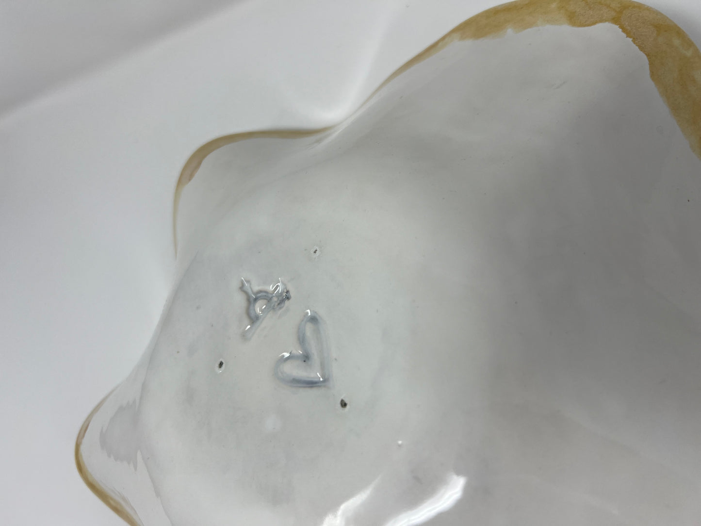 Large Wavy Bowl | Handmade Pottery & Ceramics | Winter Radiance