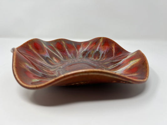 Small Wavy Bowl | Handmade Pottery & Ceramics | Red Ember
