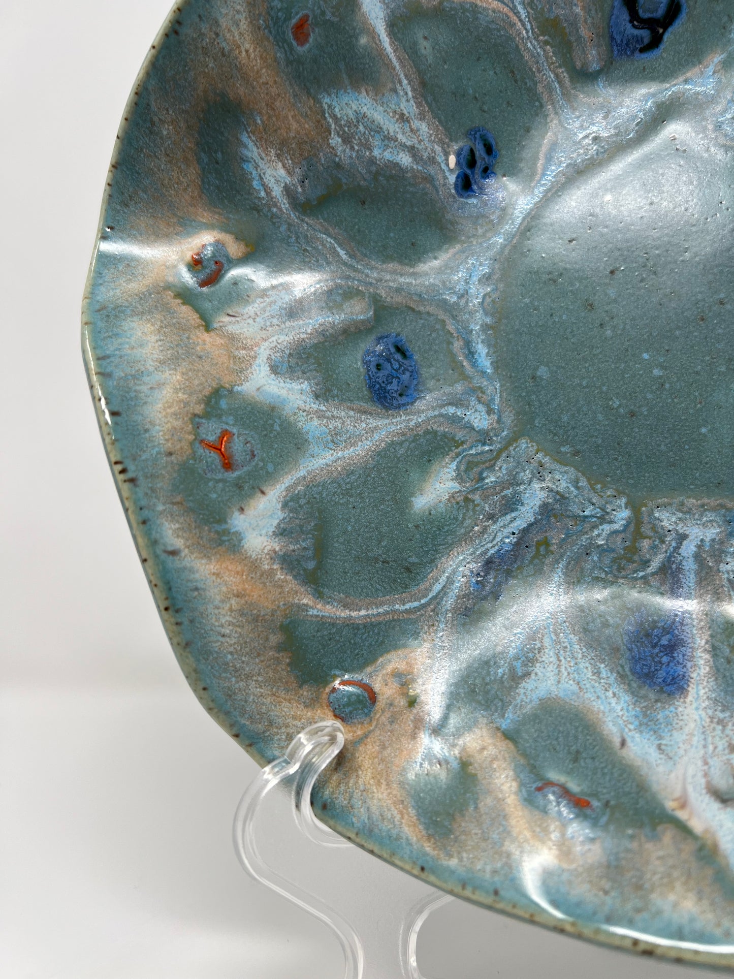 Large Wavy Bowl | Handmade Pottery & Ceramics | Coastal Drift