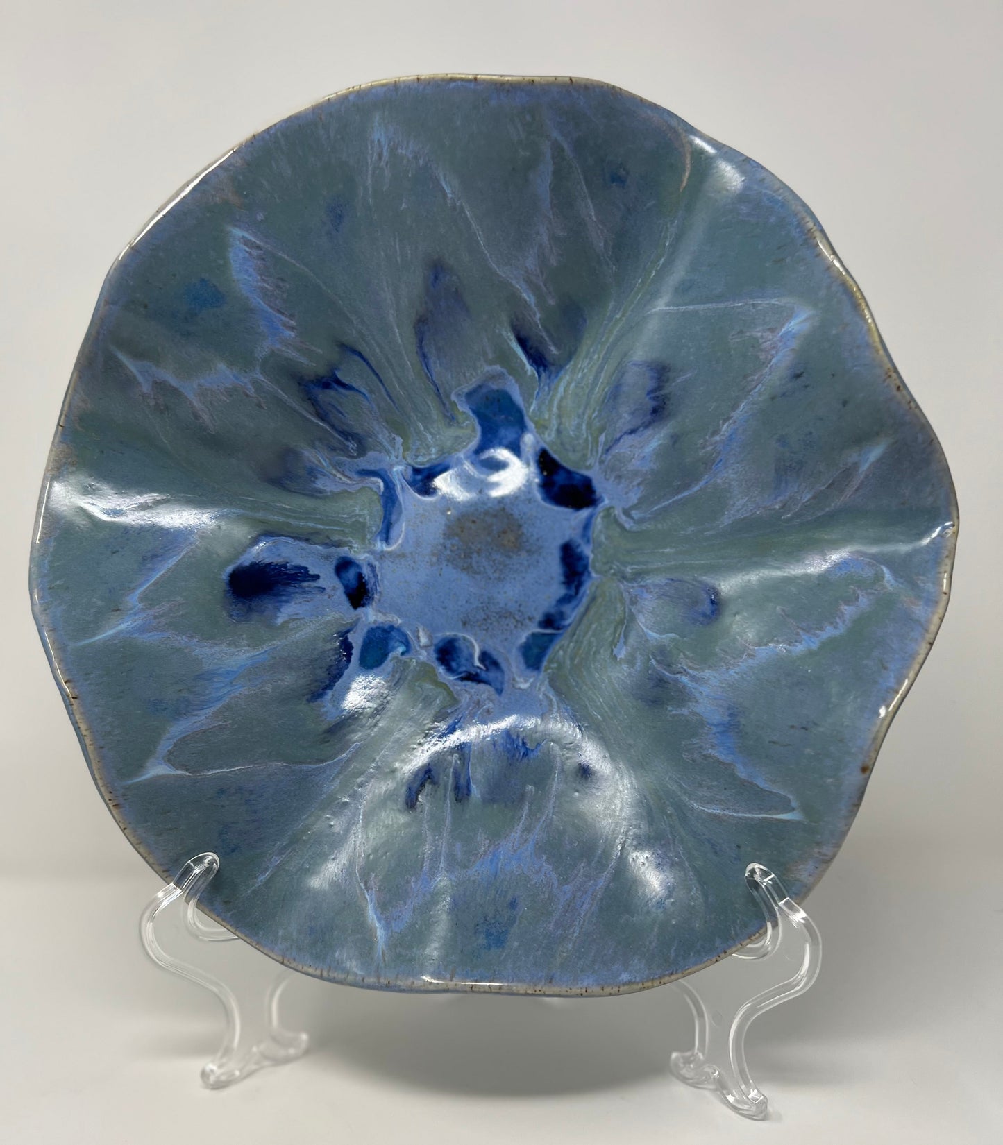 Large Wavy Bowl | Handmade Pottery & Ceramics | Ocean Crest