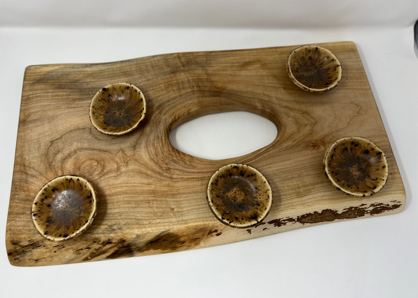 Charcuterie Board Set | Handcrafted Woodworking | Sugar Maple Live-Edge