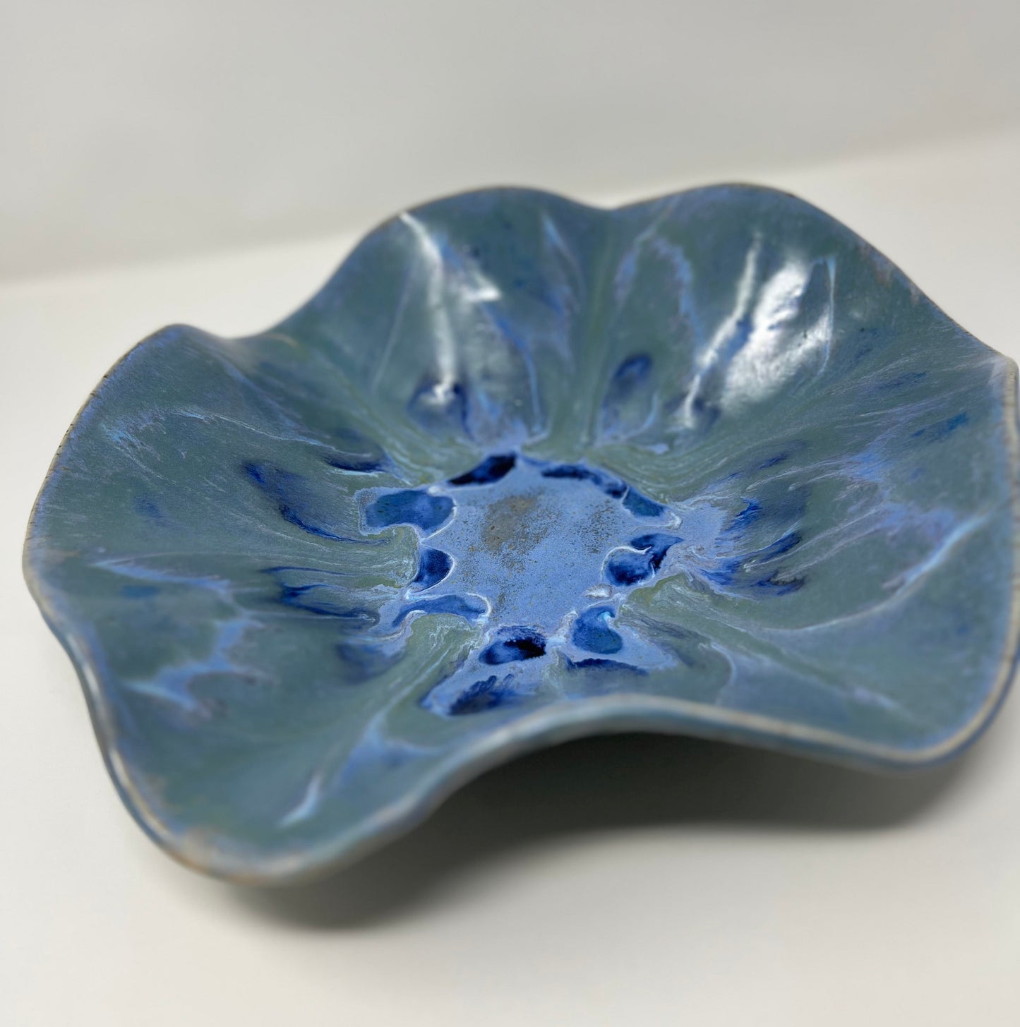 Large Wavy Bowl | Handmade Pottery & Ceramics | Ocean Crest