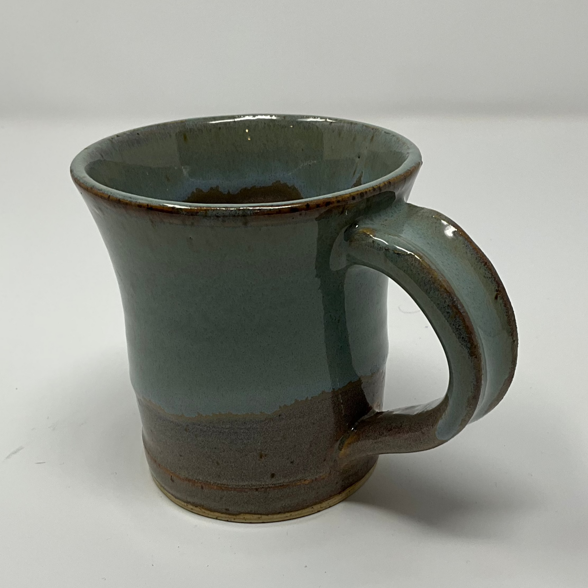 Handmade Coffee Mug - Antique Blue Glazing