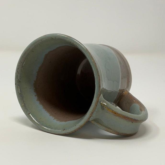 Handmade Coffee Mug - Antique Blue Glazing