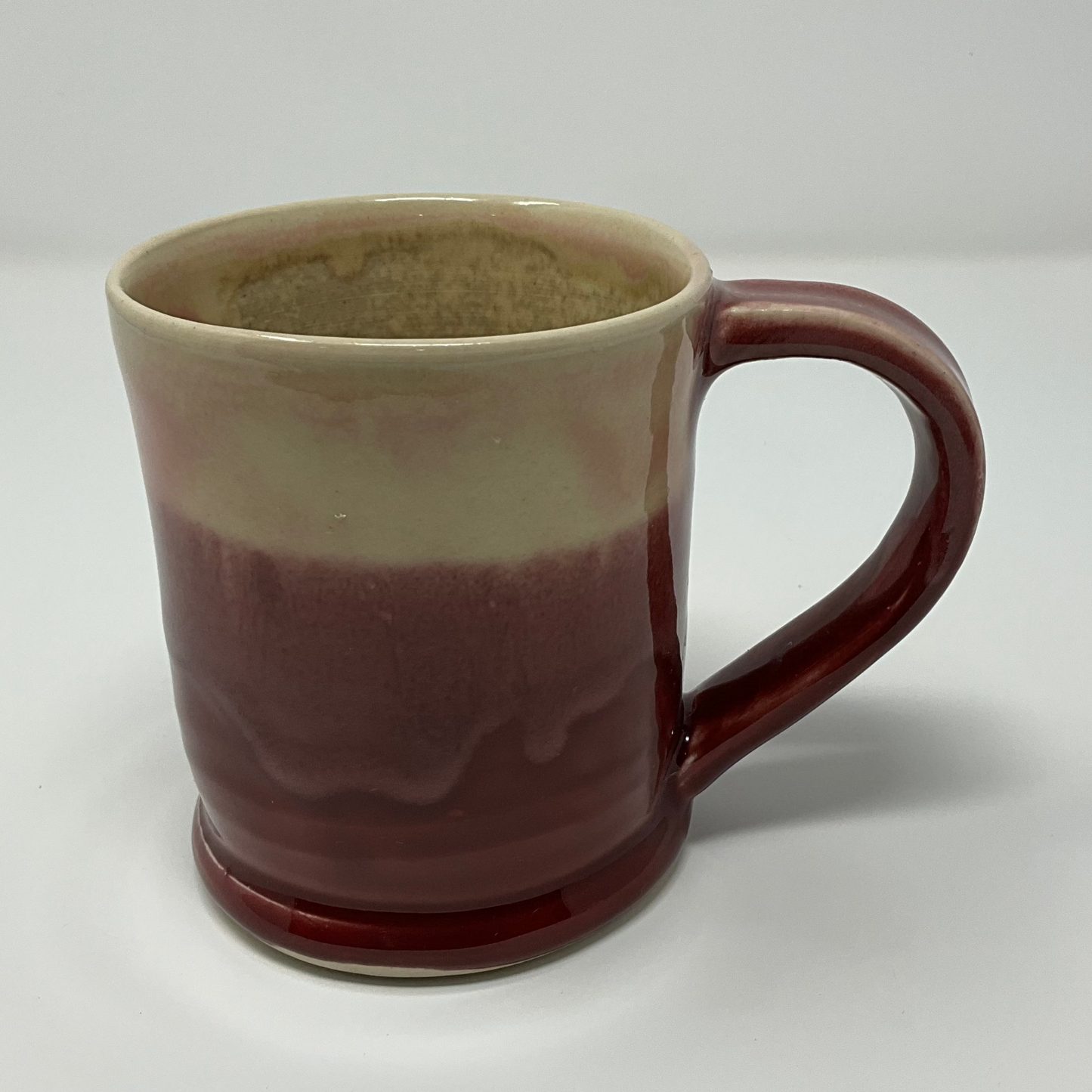 Handmade Ceramic Coffee Mug - Golden Plum Glazing